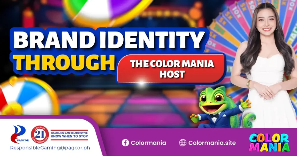 brand identity through the color mania host