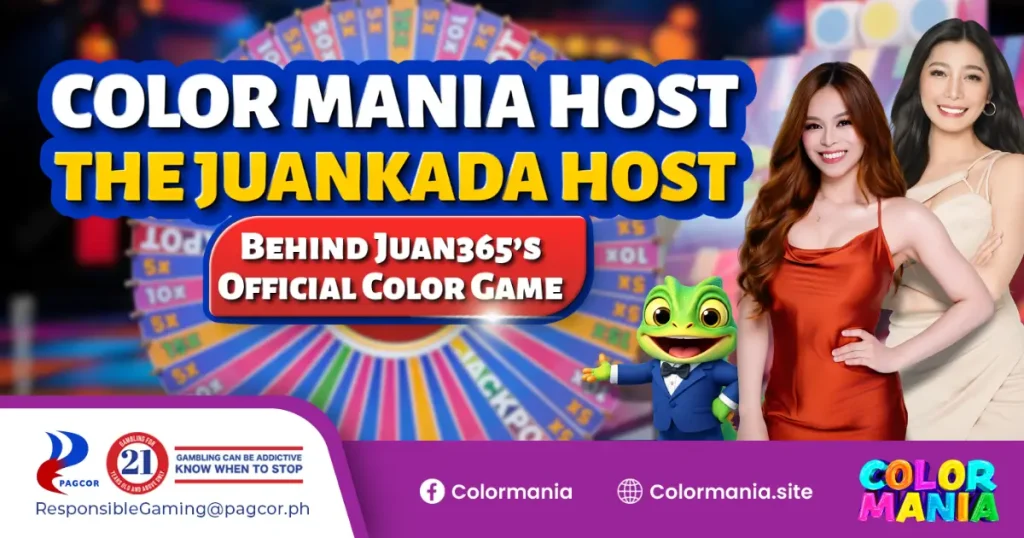 color mania host the juankada hosts behind juan365’s official color game