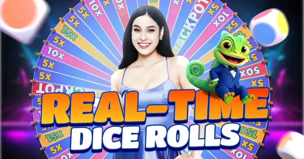 real-time dice rolls