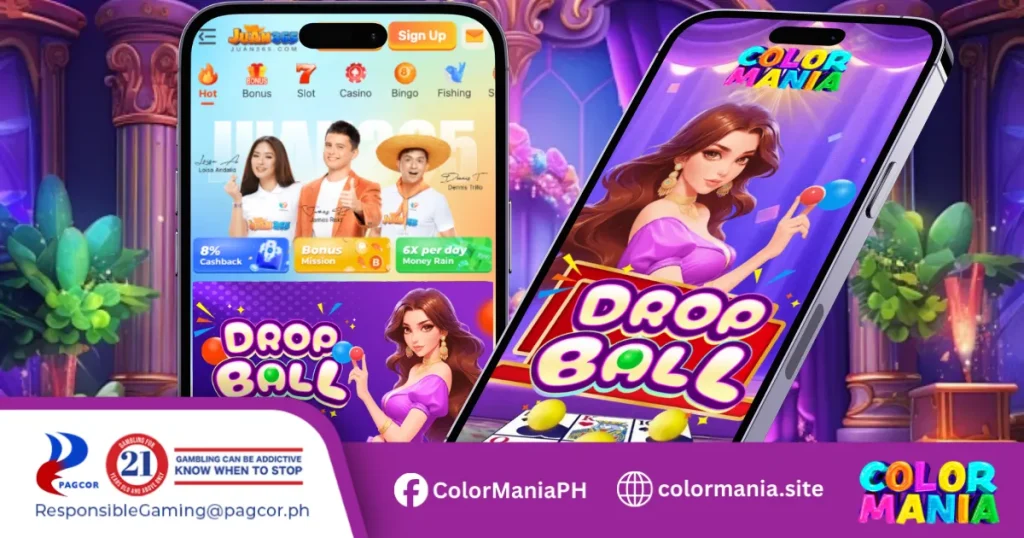 drop ball color mania supporting image