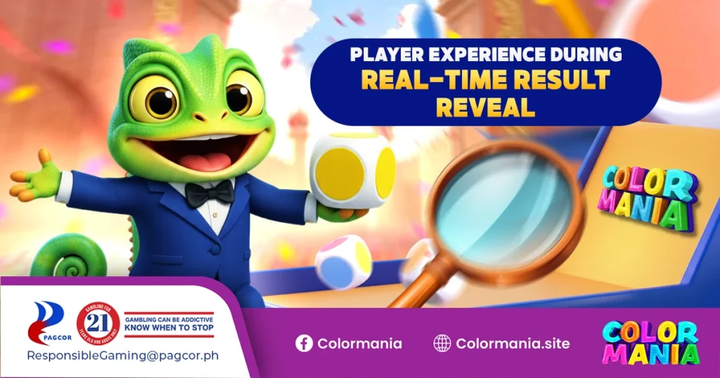 player experience during real-time result reveal