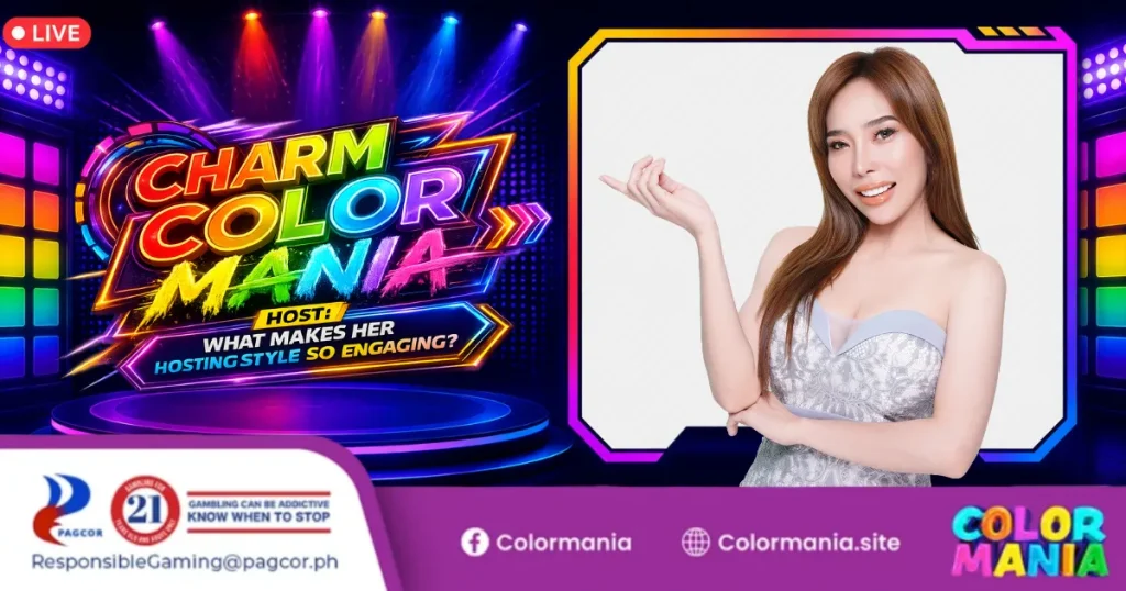 image of charm color mania host: what makes her hosting style so engaging?