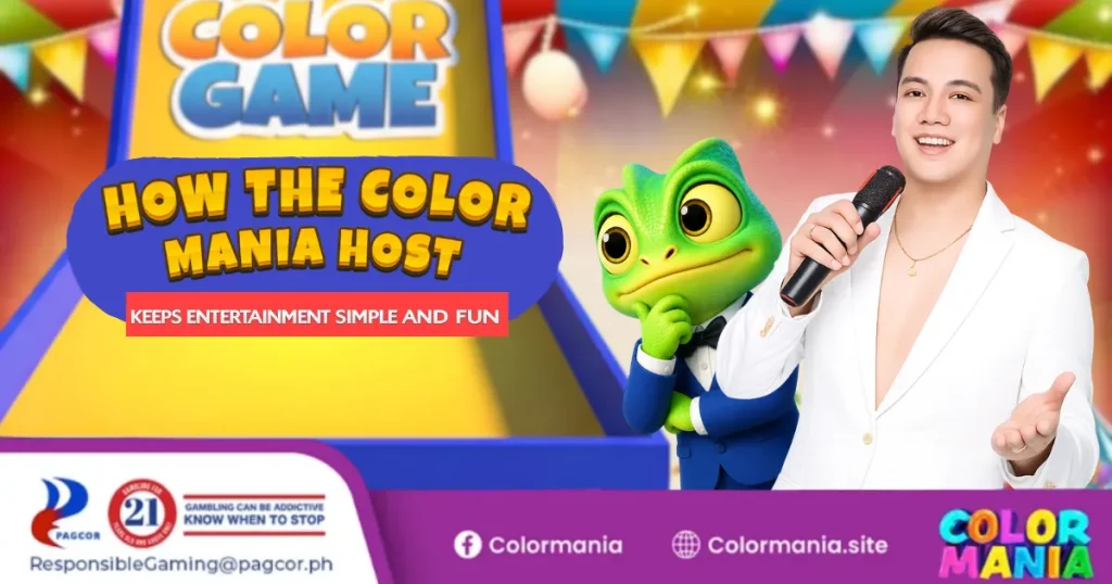 image of how the color mania host keeps entertainment simple and fun