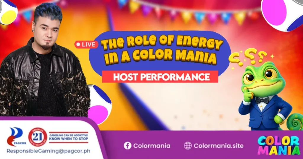 image of the role of energy in a color mania host performance
