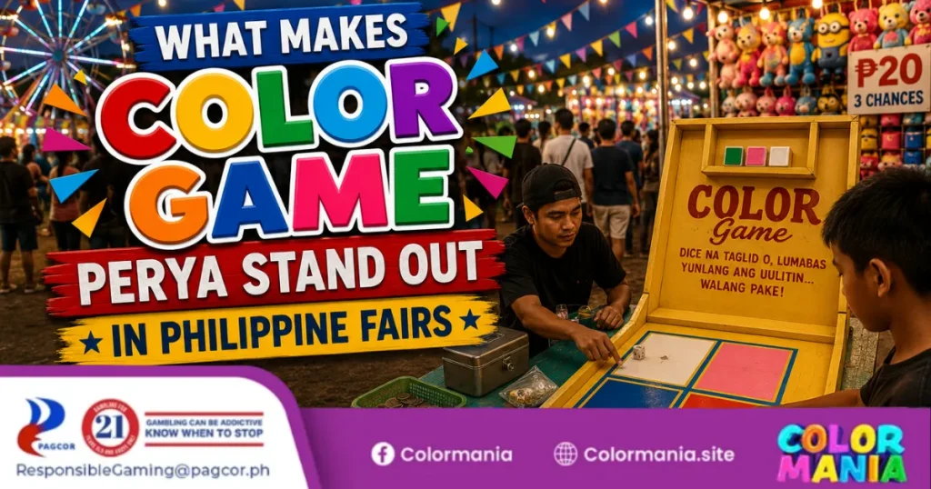 image of what makes color game perya stand out in philippine fairs