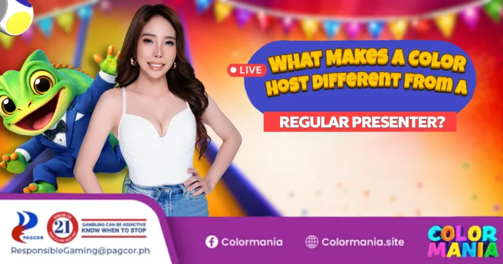image of what makes a color mania host different from a regular presenter?