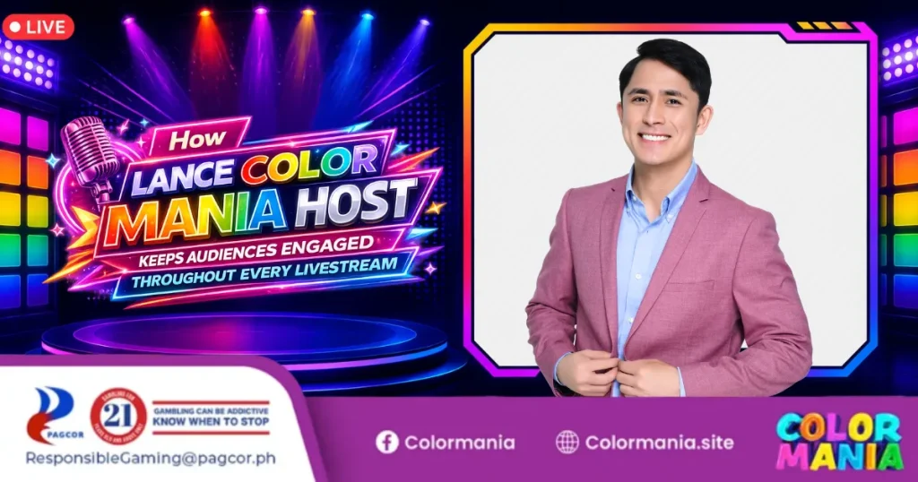 image of how lance colormania host keeps audiences engaged throughout every livestream