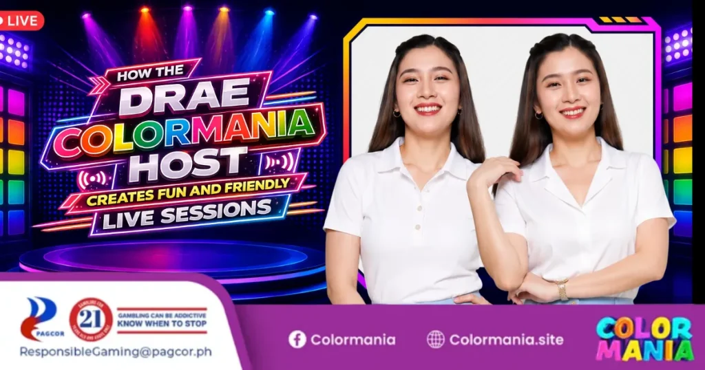 image of how the drae colormania host creates fun and friendly live sessions