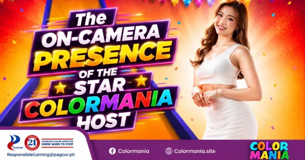 image of the on-camera presence of the star colormania host